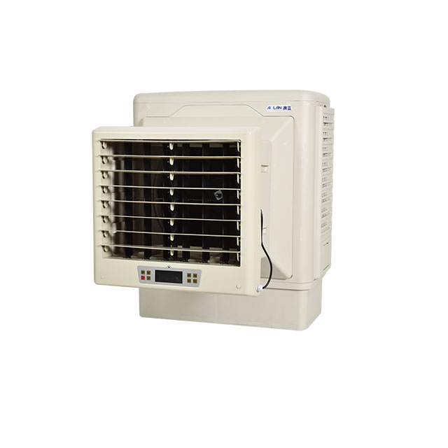 Enfriador de aire por evaporación tipo ventana 6000CMH con rejilla oscilante automática